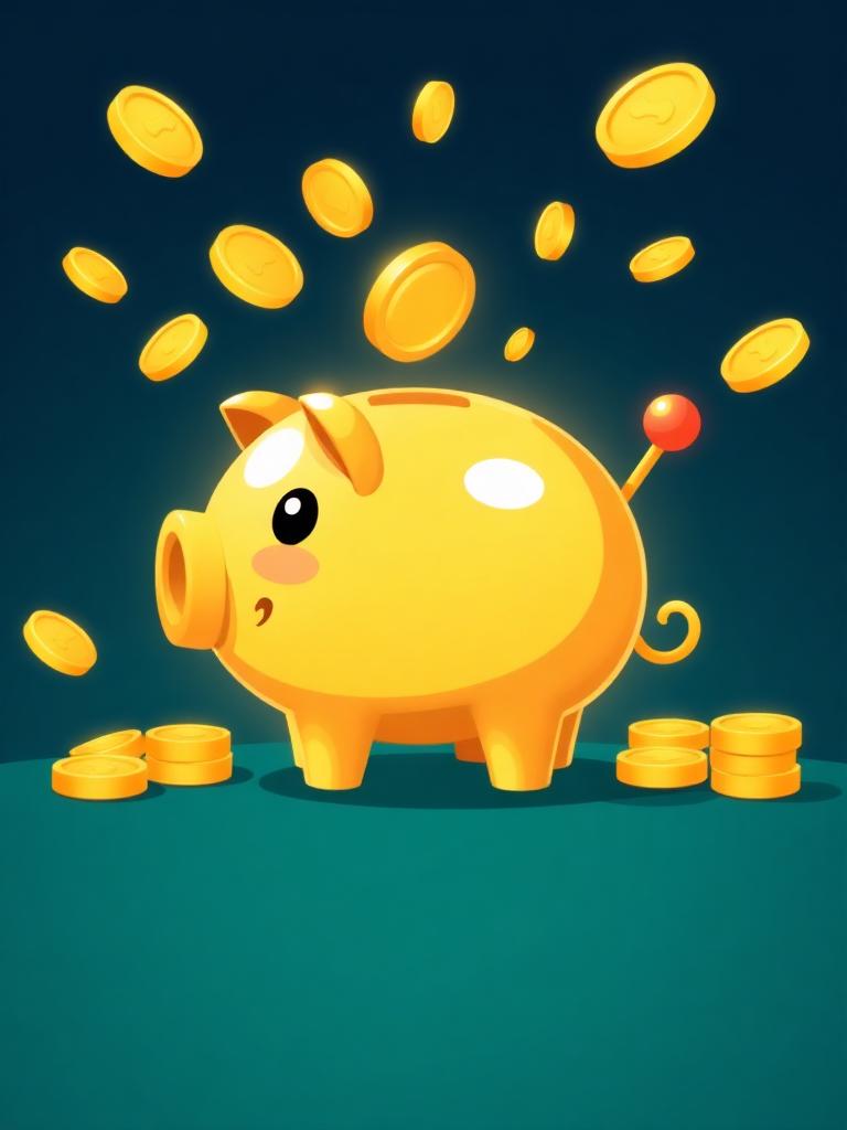 1 Reel Golden Piggy friends